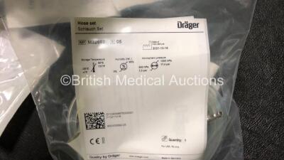 Job Lot of Drager ErgoStar AC 95 Ref MP01895 Airway Connectors, Sample Lines and Hose Sets *In Date* - 5