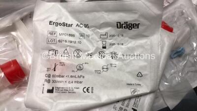 Job Lot of Drager ErgoStar AC 95 Ref MP01895 Airway Connectors, Sample Lines and Hose Sets *In Date* - 6