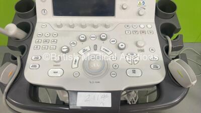 Toshiba Aplio 500 Flat Screen Ultrasound Scanner TUS-A500 *Mfd 2015-11* with 3 x Transducers/Probes (1 x PVT-781VT * Mfd 06- 2019* ,1 x PVT-674BT * Mfd 12- 2019 * and 1 x PVT-375BT * Mfd 02- 2020 *) and Sony UP-D898MD Printer (HDD REMOVED - Powers Up) *WA - 4