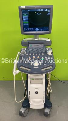 GE Voluson P8 Flat Screen Ultrasound Scanner Ref 5484706 *S/N 260104SU5* **Mfd 07/2014** Software Version 14.0.0 with 2 x Transducer / Probes (4C-RS Ref 5125386 *Mfd 06/2014* and E8C-RS Ref 5318734 *Mfd 06/2014) and Sony UP-D897 Digital Graphic Printer (P