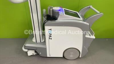 DRGEM Topaz-32D Mobile X-Ray *Mfd -05/ 2020* with DRGEM Wireless Digital Flat Panel Detector Model Mano4336W, 2 x Batteries and 2 x Chargers(Powers Up with Key - Key Included) *DRK2050109A* - 2