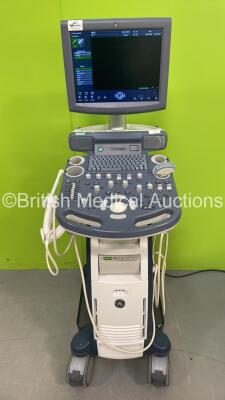 GE Voluson P8 Flat Screen Ultrasound Scanner Ref 5484706 *S/N 260105SU2* **Mfd 07/2014** Software Version 14.0.0 with 2 x Transducer / Probes (4C-RS Ref 5125386 *Mfd 06/2014* and E8C-RS Ref 5318734 *Mfd 06/2014) and Sony UP-D897 Digital Graphic Printer (P