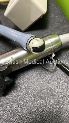 Job Lot Including 1 x MediWatch 3.5/5.0MHz Transducer / Probe, 1 x Hitachi Aloka L43K Transducer / Probe, 1 x Philips T6H Transducer / Probe and 1 x Unknown Manufacturer 3D5-8EK Transducer / Probe (Missing Head Casing - See Photo) - 4