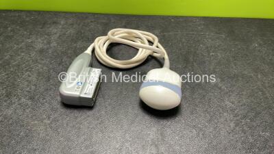 GE RAB4-8-RS Ultrasound Transducer / Probe *Mfd - 09/2012* in Case (Untested, Mark to Head - See Photo) *NWL008353 / 142647KR7* - 2