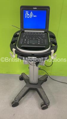 SonoSite Edge Ultrasound Scanner Ref P15000-12 *S/N 03T451* **Mfd 12/2012** on SonoSite Edge Stand (Powers Up with Error)