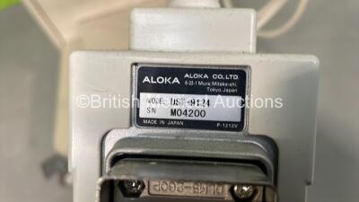 Aloka SSD-1000 Ultrasound Scanner Model IP-1233 EV *S/N 56562* with 2 x Transducer / Probes (UST-9124 and UST-979-3.5) (Powers Up with System Error) - 5