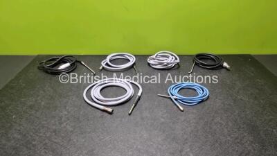 Job Lot of Various Light Source Cables