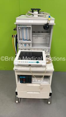 Datex-Ohmeda Aestiva/5 Induction Anaesthesia Machine with Datex-Ohmeda Monitor with Power Supply (Powers Up) Module Rack with 3 x Modules Including 1 x M-ESTP