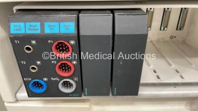 Datex-Ohmeda Aestiva/5 Induction Anaesthesia Machine with Datex-Ohmeda Monitor with Power Supply (Powers Up) Module Rack with 3 x Modules Including 1 x M-ESTP - 3