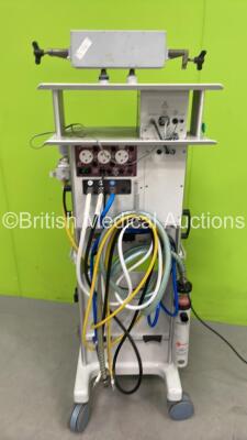 InterMed Penlon Prima SP Anaesthesia Machine with Oxygen Monitor, Hoses, and O2/N02 Mixer - 4