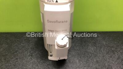 Drager SEVOrane Sevoflurane Vapor 2000 Vaporizer *SN ARWA0076* - 2