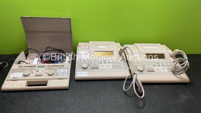 Job Lot of Grason Stadler Audiometers Including 1 x GSI 17 Audiometer with Headphones (Powers Up) 2 x GSI 38 Auto Tympanometers (Both Untested Due to Missing Power Supplies) *SN 20032559, 20011338, 20011341* *H*