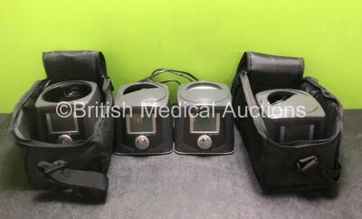 17 x Fisher & Paykel ICON+ Premo CPAP Units with 16 x Carry Bags (4 in Photo, 17 in Total, 1 x Missing Button - See Photos)