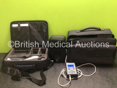 Job Lot Including 1 x Parrot Plus Speech Discrimination Tester with 1 x JBL Control ONE Speaker, 1 x AC Power Supply and 1 x Controller in Carry Case (Powers Up) and 1 x Maico EasyTymp Audiometer in Carry Case (Untested Due to No Power Supply)