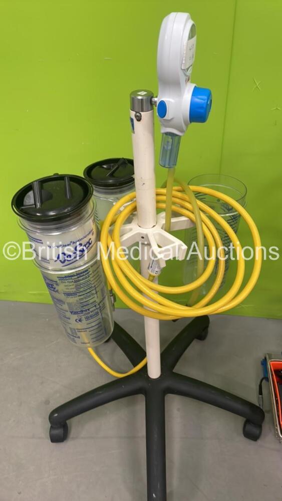 1 x Spider Arm Positioner with Accessories on Trolley and 1 x