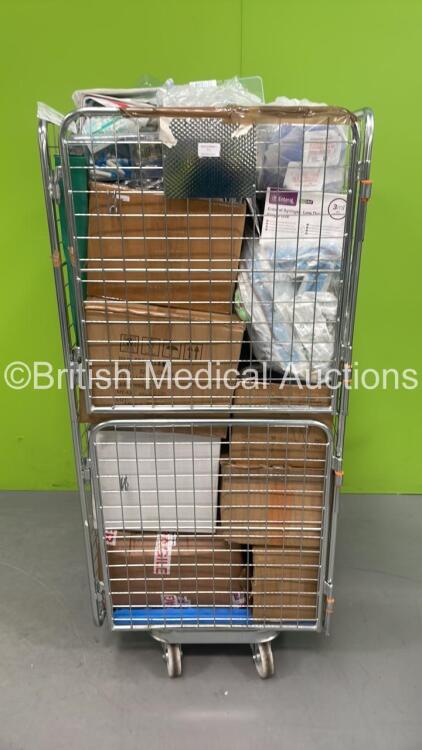 Cage of Consumables Including Dressings, Masks and Syringes (Cage Not Included - Out of Date)