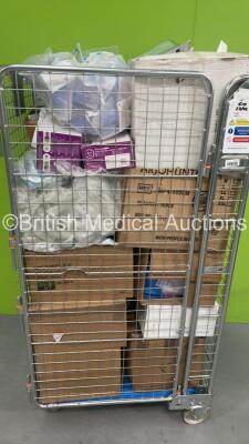 Cage of Consumables Including Dressings, Masks and Syringes (Cage Not Included - Out of Date) - 2