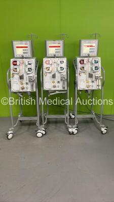 3 x Edwards Life Science Aquarius Dialysis Machines (All Power Up)