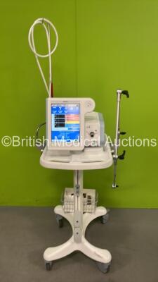 Philips Respironics V60 Plus Ventilator on Stand Software Version 3.00 - Total Power on Hours 639 (Powers Up) *S/N 100397490*