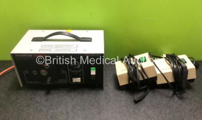 Mixed Lot Including 1 x Concept IntraVision Model 7400 Light Source (Powers Up) and 2 x Welch Allyn 73336 AC Adapters *SN 029150-T / 180907A / 051201DH*