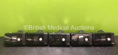 5 x ResMed Airsense 10 Autoset CPAP Units (4 x Power Up with Stock Power Supply, 1 x No Power, 3 x Missing Humidifier Chambers and Side Door - See Photos) *SN 23172127374 / 23191071132 / 23183168426 / 23192156177 / 23162549849*