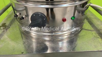 EMS Physio Ltd Hydropak Heater and Wax Purifier on Stainless Steel Trolley (Powers Up) - 2