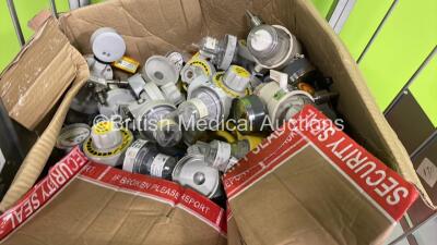 Large Quantity of Valves/Regulators and Hoses (Cage Not Included) - 3