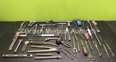 Job Lot of Various Surgical Instruments in Carry Case