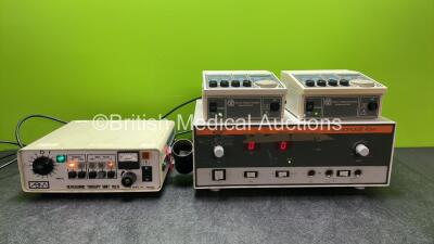 Mixed Lot Including 1 x ABM Ultrasonic 702B Therapy Unit, 2 x EMS Model 69 Suction Units and 1 x Enraf Nonius Sonopuls 434 Electrosurgical Unit (All Power Up)