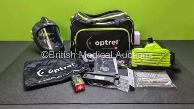 Optrel Clearmaxx Grinding System Including 1 x Clearmaxx PAPR Helmet 1 x E3000X Blower Unit, 1 x E300X Battery and 1 x TH3P Master Filter in Carry Case