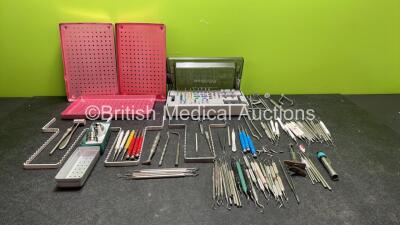 Job Lot of Dental Instruments and Dental Drill Attachments