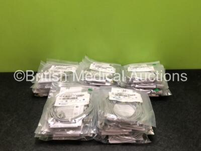 25 x GE Ref 2106393-002 5 Lead ECG Leadwire Sets *All Unused*