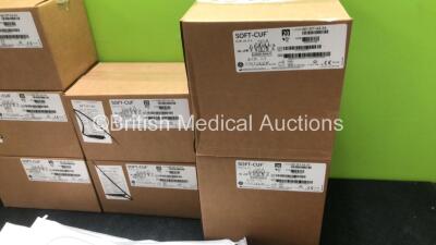 Job Lot Including Various GE Critikon Soft-Cuf BP Cuffs, 17 x CareFusion Ref M1024231 General Purpose Temperature Probes, 12 x Nellcor SpO2 Ear Sensor Clips and 20 x FMT400/AEC-GE Cables For Use with GE Patient Monitors *All Unused* - 6