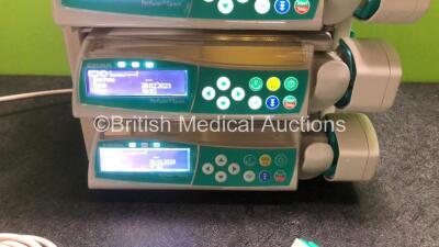 4 x B Braun Perfusor Space Syringe Pumps with 1 x B.Braun Space Docking ...