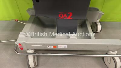 Portsmouth Surgical QA2 Hydraulic Patient Trolley with Mattress - Incomplete, Missing Board (Hydraulics Tested Working) - 2