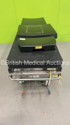 Portsmouth Surgical QA2 Hydraulic Patient Trolley with Mattress - Incomplete, Missing Board (Hydraulics Tested Working) - 5