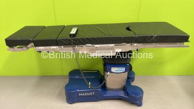 Maquet AlphaMaxx Electric Operating Table *Mfd - 2009* with Controller and Cushions (Powers Up and Tested Working)