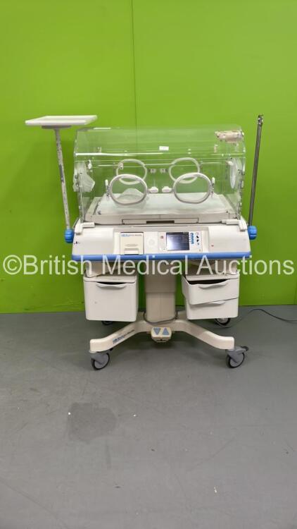 Hill-Rom Air-Shields Isolette C2000 Infant Incubator with Mattress Ver.2.10 (Powers Up)