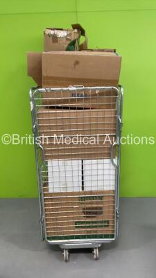 Cage of Mixed Consumables Including GEM 4000 Pak Sensor and Reagent Cartridges, Clinell Wipers and TI-P Ligation Clips (Cage Not Included - Out of Date)