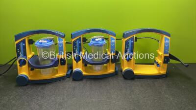 3 x Laerdal LSU Suction Units with 2 x Cups (All Power Up)