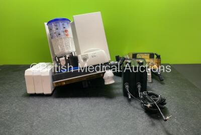 Mixed Lot Including 3 x GE M1024982 Blank Modules, 2 x Damega OM 831 Oxygen Monitors, 1 x Drager 8603000-12 VGC Anesthesia Accessories Part *SN ARWA-0027*