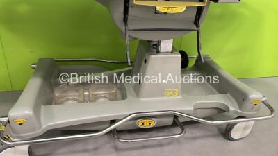 2 x Anetic Aid QA3 Hydraulic Patient Trolleys (Hydraulics Tested and Working Slowly - Damage to Arm - See Pictures) - 3