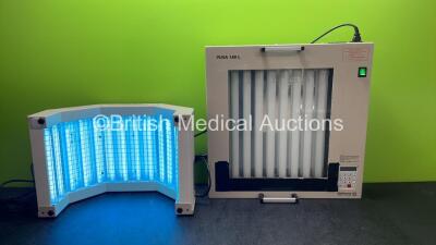 Job Lot Including 1 x Waldmann Puva 200L Phototherapy Light (Powers Up) 1 x Waldmann Puva 180L Phototherapy Light (Hold Power, Bulbs Not Illuminating) *SN 0309499, 0299498*