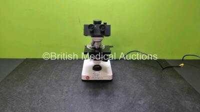 Leitz Laborlux K Benchtop Microscope with 2 x 10 / 18 Eyepieces and 4 x Optics EF 10 / 0.25, EF 25 / 0.50 Phaco 7, EF 40 / 0.65, 100 / 1.25 - 0.60 Oil (Powers Up) *SN