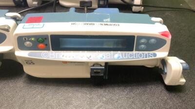 Job Lot Including 6 x CareFusion Alaris GH Guardrails Plus Syringe Pumps (All Power Up) 1 x CareFusion Alaris GS Syringe Pump and 1 x CareFusion Alaris GH Syringe Pump (Both Draw Power) *SN 270003072 / 800260170 / 270002996 / 800103346 / 270002997 / 27000 - 4