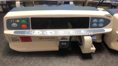 Job Lot Including 6 x CareFusion Alaris GH Guardrails Plus Syringe Pumps (All Power Up) 1 x CareFusion Alaris GS Syringe Pump and 1 x CareFusion Alaris GH Syringe Pump (Both Draw Power) *SN 270003072 / 800260170 / 270002996 / 800103346 / 270002997 / 27000 - 5