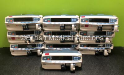 10 x CareFusion Alaris GH Syringe Pumps (8 x Power Up, 2 x Requires Service) *SN 800260134 / 800220228 / 800288967 / 800260156 / 800253380 / 800260065 / 800286034 / 800253578 / 800224999 / 800271308* - 8