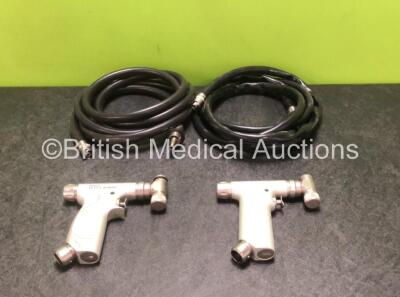 Job Lot Including 1 x Hall Oscillator 5044-02 Handpiece and 1 x Hall Oscillator 5067-02 Series 4 Handpiece with 2 x Hoses