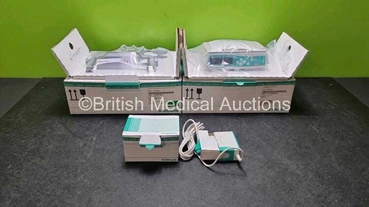 B.Braun Infusomat Space Infusion Pump with 1 x Pole Clamp and 1 x Power Supply *Mfd 2019* (Brand New In Box) *Stock Photo Taken*