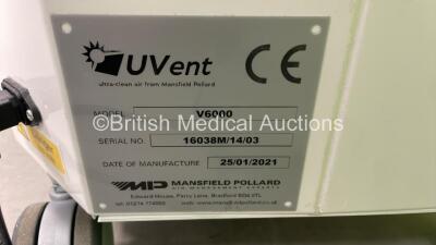 UVent v6000 Air Sterilisation Unit (Powers Up) - 3